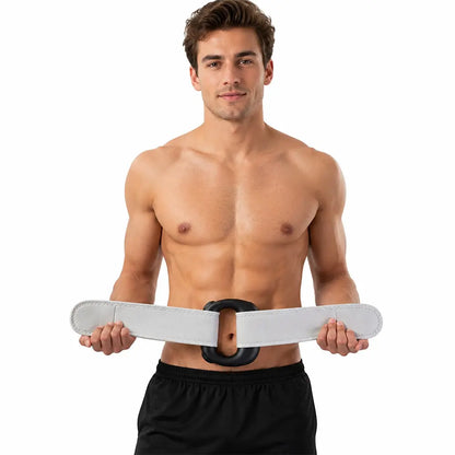 Turbo-Vibe Fascia Ring Belt – Rechargeable Hands-Free Full Body Massage Device, 6 Speed 6 Mode Mini Ab Trainer for Muscle Recovery & Deep Tissue Relief, Perfect Gifts for Boyfriend, Men, Women, Adults,Sohochic