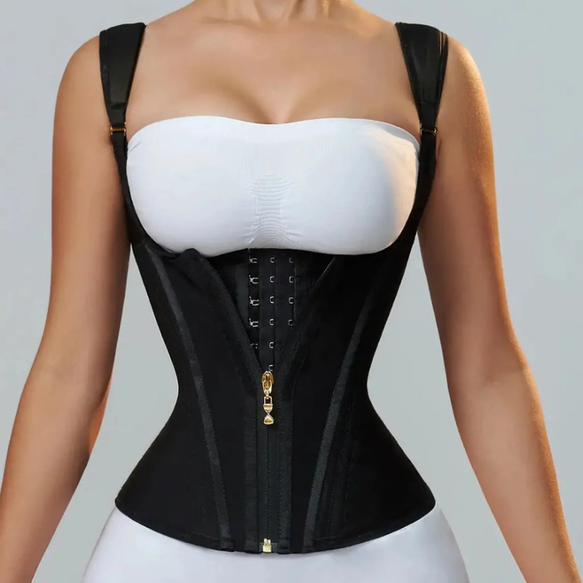 CZXMY Waist Trainer for Women, Tummy Control Sports Girdle, Workout Body Shaper with Adjustable Shoulder Strap Clothing Abdominal Binder,Sohochic