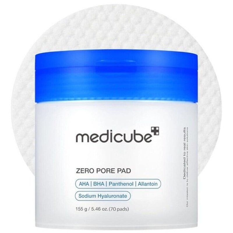 Medicube Zero Pore Pad - Dual-Textured Facial Toner Pads 70 Pads Exfoliates