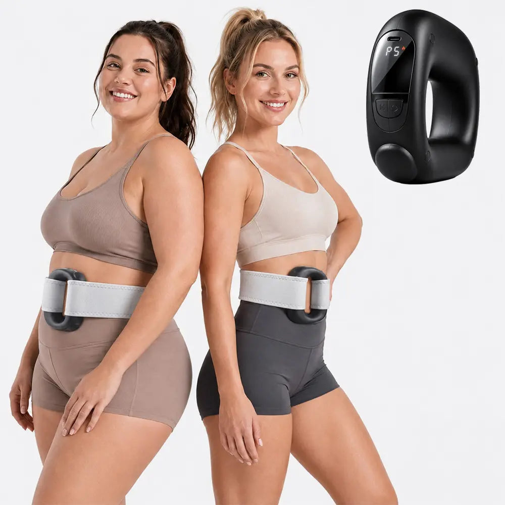 Turbo-Vibe Fascia Ring Belt – Rechargeable Hands-Free Full Body Massage Device, 6 Speed 6 Mode Mini Ab Trainer for Muscle Recovery & Deep Tissue Relief, Perfect Gifts for Boyfriend, Men, Women, Adults,Sohochic