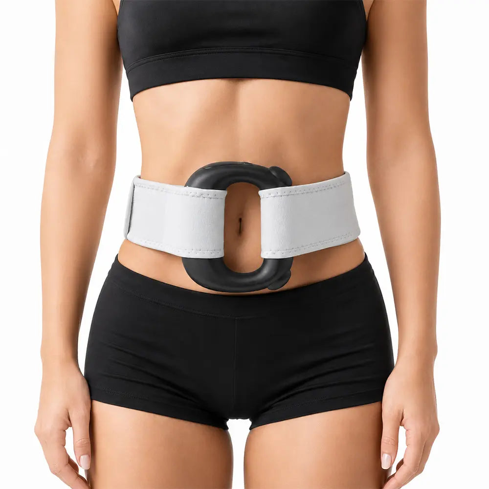 Turbo-Vibe Fascia Ring Belt – Rechargeable Hands-Free Full Body Massage Device, 6 Speed 6 Mode Mini Ab Trainer for Muscle Recovery & Deep Tissue Relief, Perfect Gifts for Boyfriend, Men, Women, Adults,Sohochic