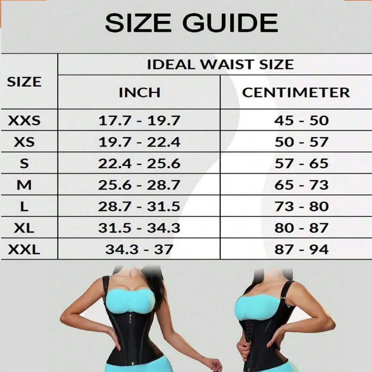 CZXMY Waist Trainer for Women, Tummy Control Sports Girdle, Workout Body Shaper with Adjustable Shoulder Strap Clothing Abdominal Binder,Sohochic